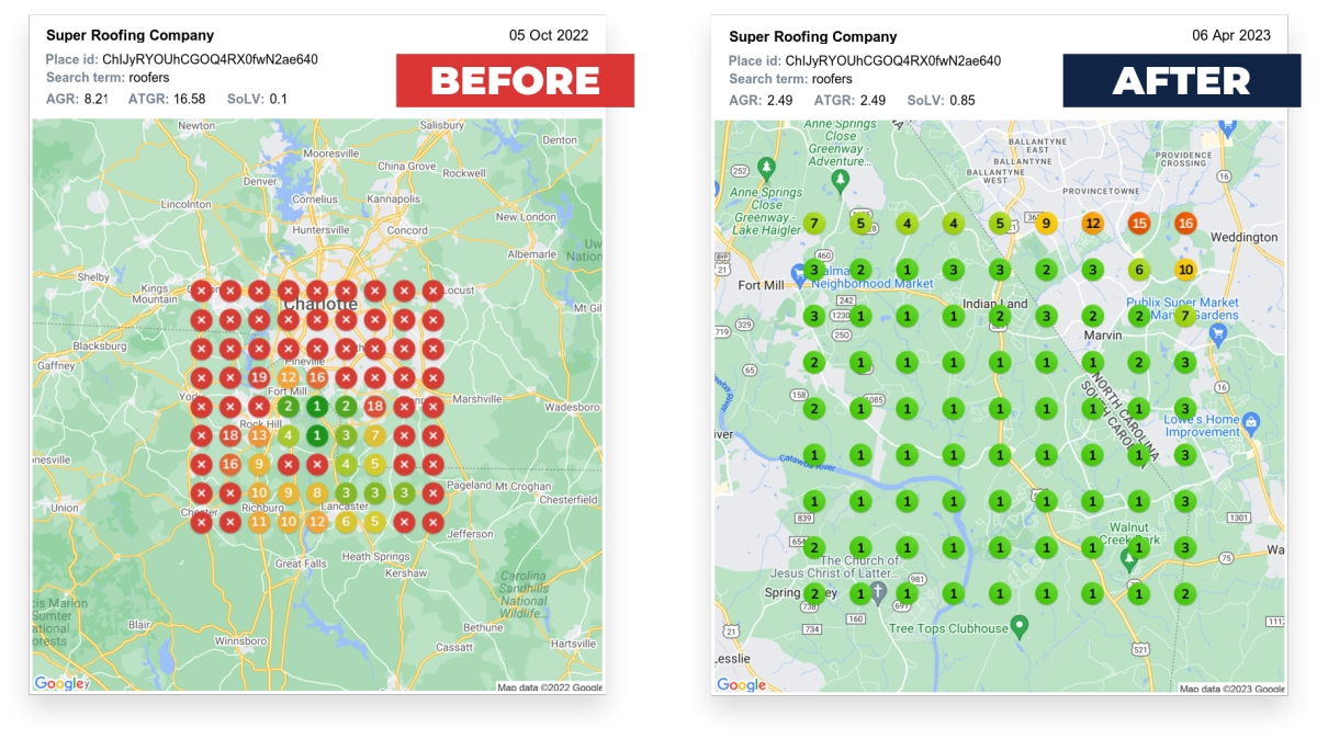 Contractor Service Area Coverage