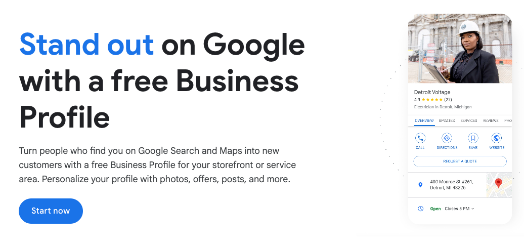 what is a google business listing