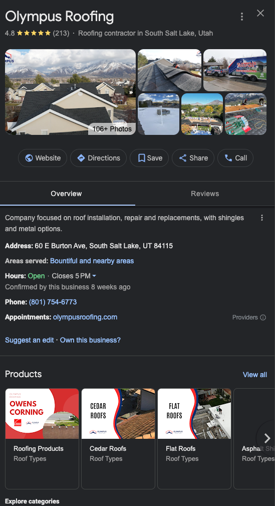 local business listing